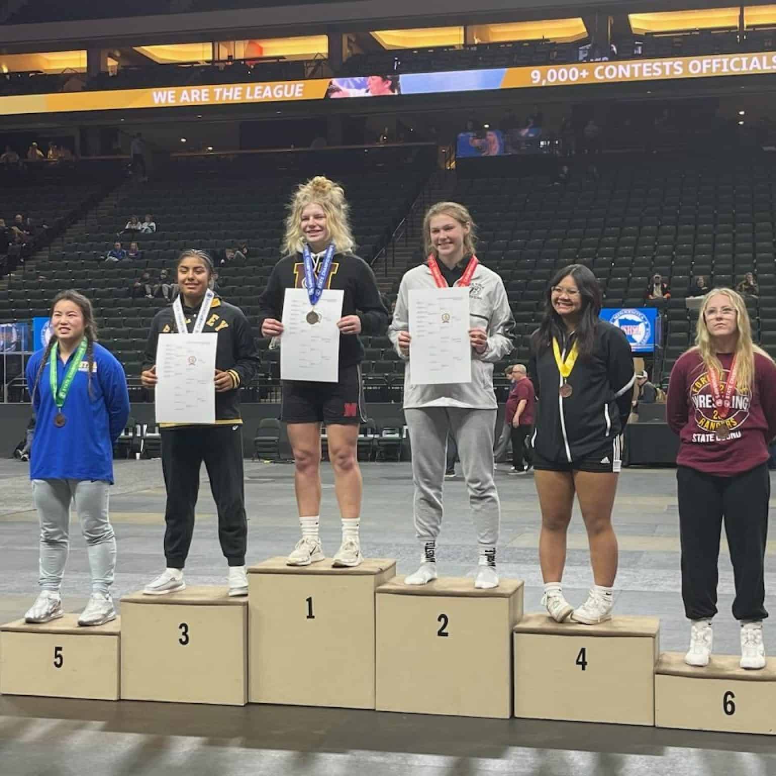 Two State Champion Wrestlers! Northfield Live