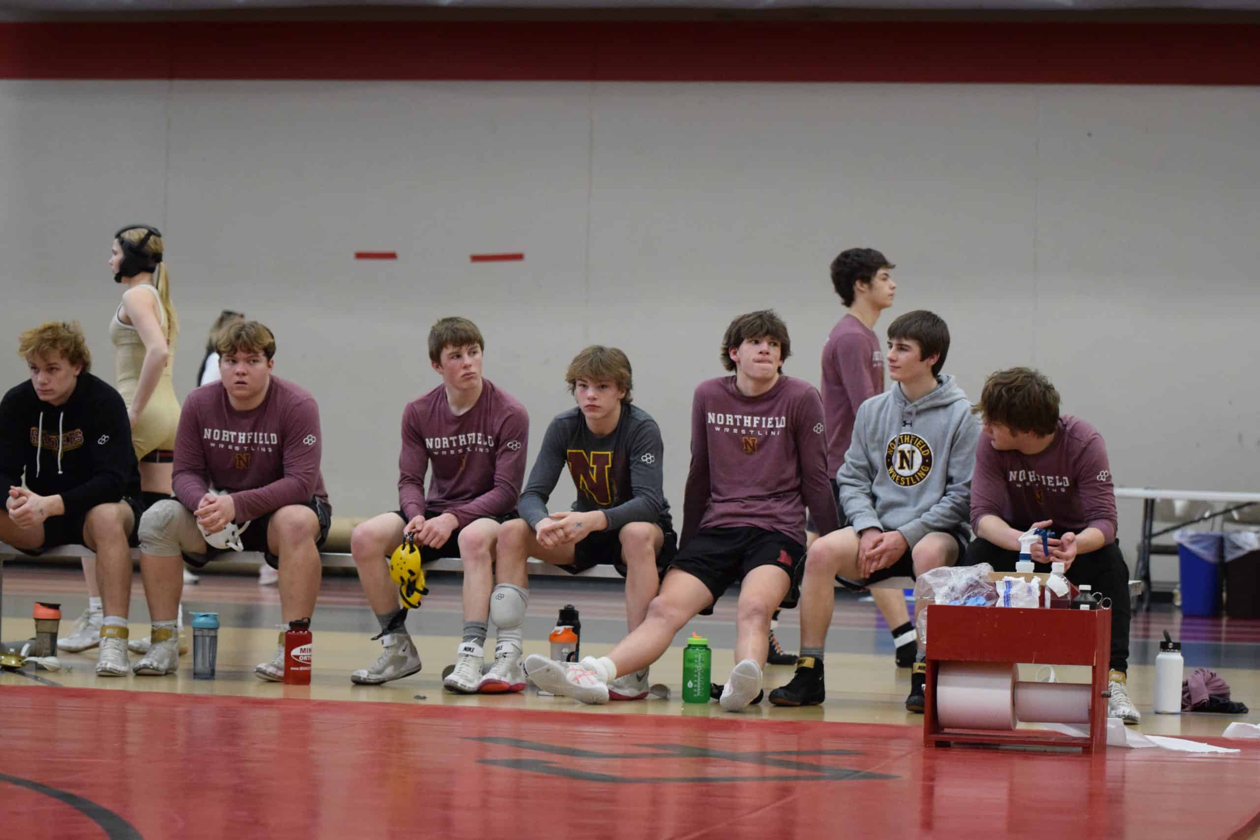 The wrestling team took a trip to Cannon Falls on Saturday for a quad.